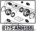Ремкомплект, тормозной суппорт 0175-ANH15R FEBEST - фото №2