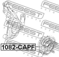 Ступица колеса 1082-CAPF FEBEST - фото №2