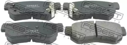 Комплект тормозных колодок, дисковый тормоз 1201-GETZR FEBEST - фото №1