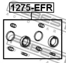 Ремкомплект, тормозной суппорт 1275-EFR FEBEST - фото №2