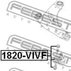 Несущий / направляющий шарнир 1820-VIVF FEBEST - фото №2