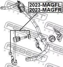 Тяга / стойка, стабилизатор 2023-MAGFL FEBEST - фото №2