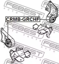 Подвеска, двигатель CRMB-GRCHF FEBEST - фото №2