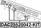 Комплект подшипника ступицы колеса DAC25520042-KIT FEBEST - фото №2