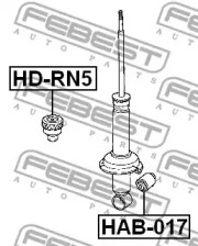 Амортизатор HD-RN5 FEBEST - фото №2