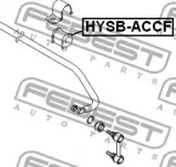 Опора, стабилизатор HYSB-ACCF FEBEST - фото №2