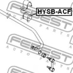 Опора, стабилизатор HYSB-ACF FEBEST - фото №2