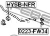 Опора, стабилизатор HYSB-NFR FEBEST - фото №2
