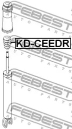 Амортизатор KD-CEEDR FEBEST - фото №2