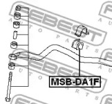 Опора, стабилизатор MSB-DA1F FEBEST - фото №2