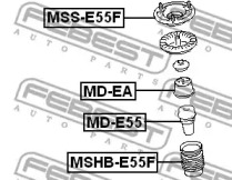 Защитный колпак / пыльник, амортизатор MSHB-E55F FEBEST - фото №2