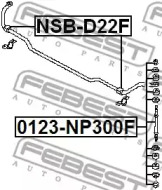 Опора, стабилизатор NSB-D22F FEBEST - фото №2