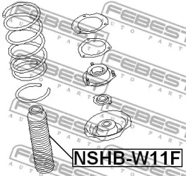 Защитный колпак / пыльник, амортизатор NSHB-W11F FEBEST - фото №2