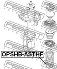 Защитный колпак / пыльник, амортизатор OPSHB-ASTHF FEBEST - фото №2