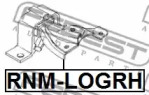 Подвеска, двигатель RNM-LOGRH FEBEST - фото №2