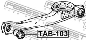 Подвеска, рычаг независимой подвески колеса TAB-103 FEBEST - фото №2