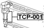Вилка, катушка зажигания TCP-001 FEBEST - фото №2