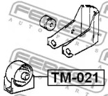Подвеска, двигатель TM-021 FEBEST - фото №2