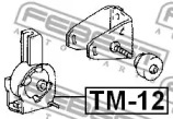 Подвеска, двигатель TM-12 FEBEST - фото №2