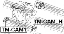 Подвеска, двигатель TM-CAMLH FEBEST - фото №2