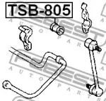 Опора, стабилизатор TSB-805 FEBEST - фото №2
