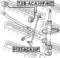 Опора, стабилизатор TSB-ACA30F-KIT FEBEST - фото №2