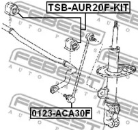 Опора, стабилизатор TSB-AUR20F-KIT FEBEST - фото №2