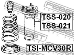 Тарелка пружины TSI-MCV30R FEBEST - фото №2