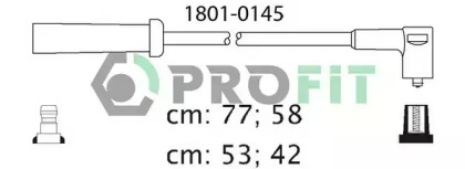 Комплект проводов зажигания 1801-0145 PROFIT - фото №1