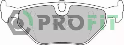 Комплект тормозных колодок, дисковый тормоз 5000-1301 PROFIT - фото №1
