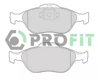 Комплект тормозных колодок, дисковый тормоз 5000-1394 PROFIT - фото №1