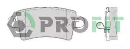 Колодки тормозные дисковые 5000-1453 PROFIT