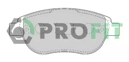 Комплект тормозных колодок, дисковый тормоз 5000-1476 C PROFIT - фото №1