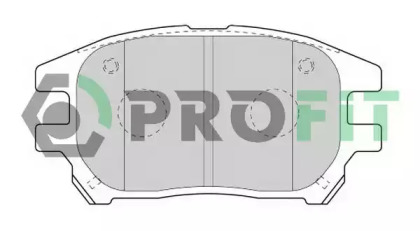 Комплект тормозных колодок, дисковый тормоз 5000-1697 C PROFIT - фото №1