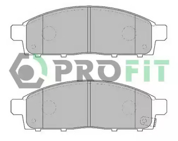 Комплект тормозных колодок, дисковый тормоз 5000-2016 PROFIT