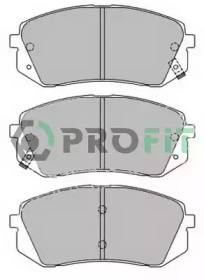 Комплект тормозных колодок, дисковый тормоз 5000-2022 PROFIT