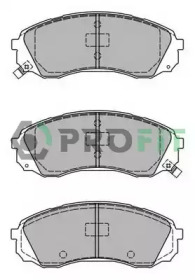 Комплект тормозных колодок, дисковый тормоз 5000-2027 PROFIT - фото №1