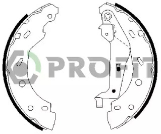 Комплект тормозных колодок 5001-0614 PROFIT - фото №1