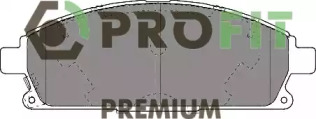 Комплект тормозных колодок, дисковый тормоз 5005-1263 PROFIT - фото №1