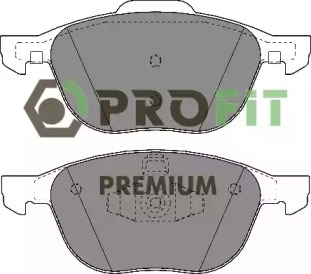 Комплект тормозных колодок, дисковый тормоз 5005-1594 PROFIT - фото №1
