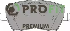 Комплект тормозных колодок, дисковый тормоз 5005-1617 PROFIT - фото №1
