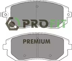 Комплект тормозных колодок, дисковый тормоз 5005-1639 PROFIT - фото №1