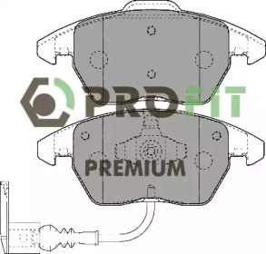 Комплект тормозных колодок, дисковый тормоз 5005-1641 PROFIT - фото №1