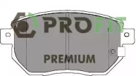 Комплект тормозных колодок, дисковый тормоз 5005-1786 PROFIT - фото №1