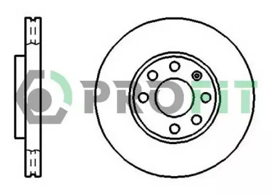 Тормозной диск 5010-1041 PROFIT - фото №1