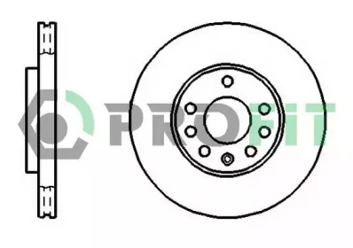 Тормозной диск 5010-1042 PROFIT