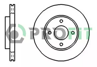 Тормозной диск 5010-1072 PROFIT
