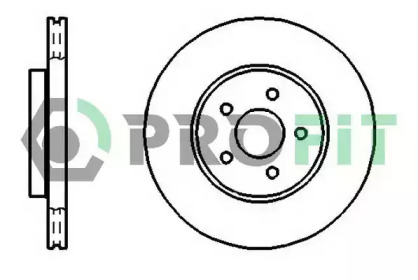 Тормозной диск 5010-1125 PROFIT - фото №1
