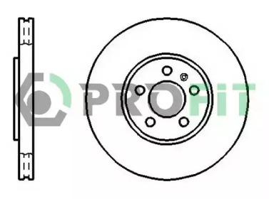Тормозной диск 5010-1221 PROFIT