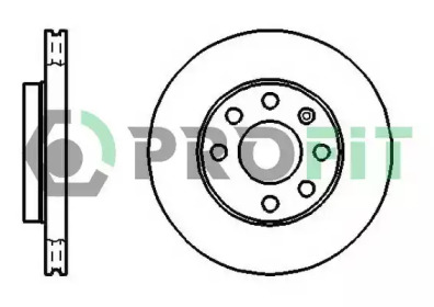 Тормозной диск 5010-1279 PROFIT - фото №1